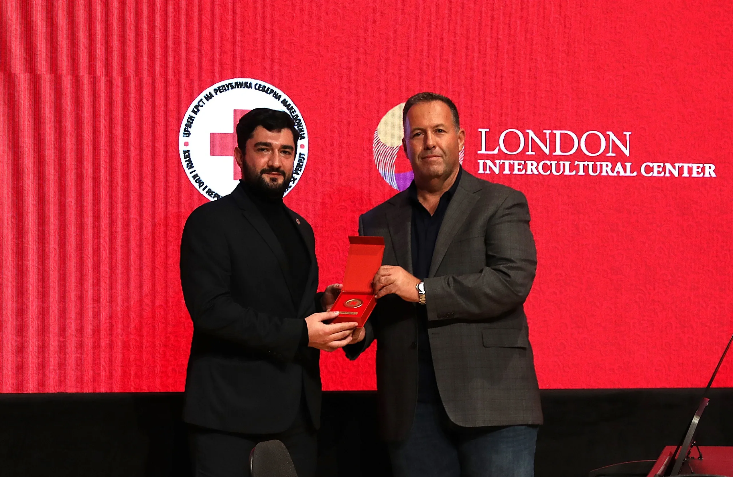 London Intercultural Centre awarded golden emblem by Red Cross